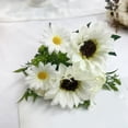 thumbnail image 6 of KGJQ Sunflower Artificial Flowers, Realistic Fake Bouquet for Wedding Home, Rustic Silk Fabric Floral Arrangements for Vase Centerpiece, Fall Decor, 6 of 8
