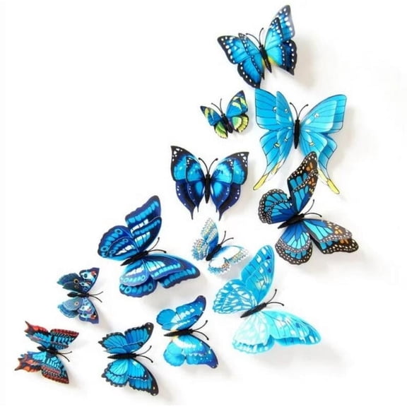 ENJOY 3D Cute Butterfly Wall Decor Stickers Art Decals