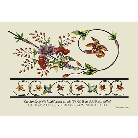 Taj-Mahal, or Crown of the Seraglio-Fine Art Canvas Print (20" x 30")