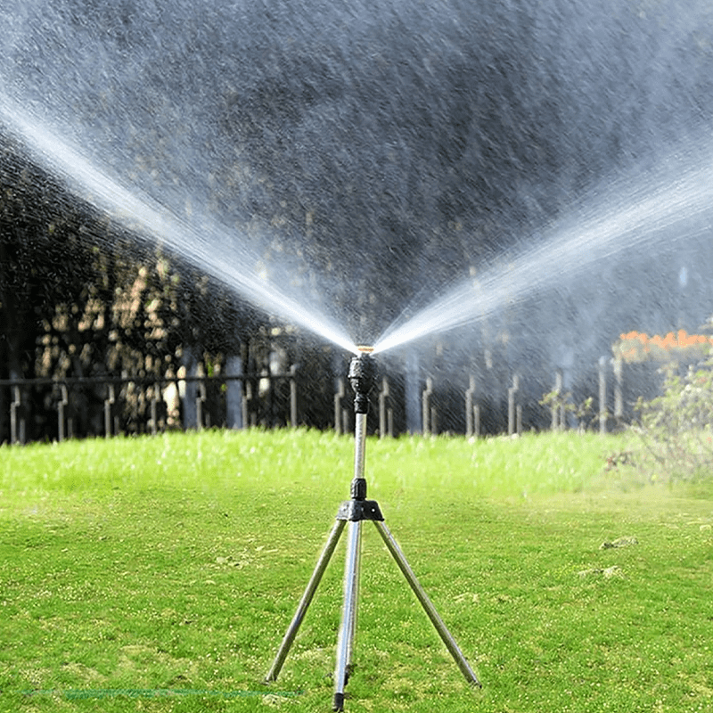 BPPEG Water Sprinkler for Lawn,360° Coverage Rotating Impulse Sprinkler,Easy Storage