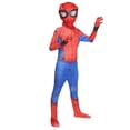 thumbnail image 5 of Disfraz de SpiderMan para adultos, mono con patrón de Spiderman, Miles Morales, para Halloween, 5 of 5