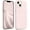 Chalk Pink, variant on Compatible with iPhone 13 Case, [Silicone Slim Series] Full Body Shockproof Protective Phone Case with Soft Anti-Scratch Microfiber Lining, 6.1 inch, Chocolate
