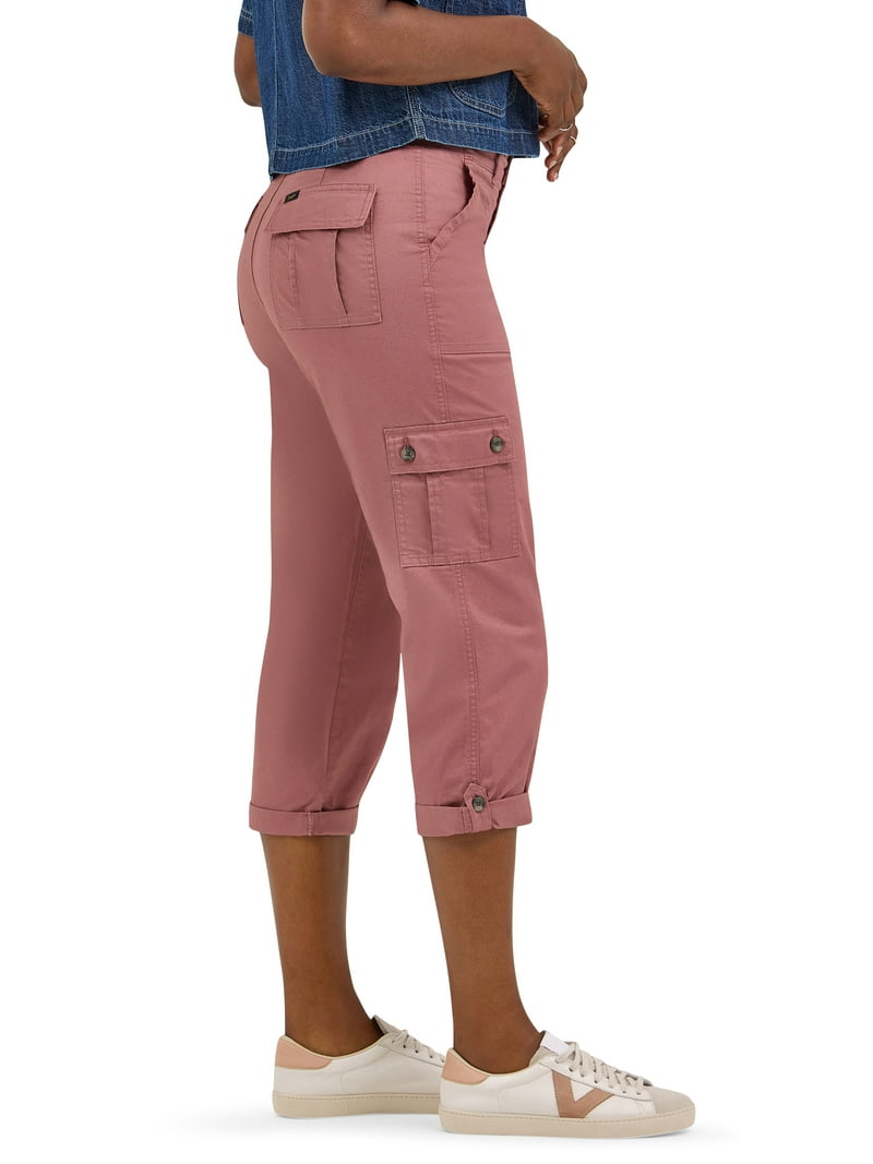 Lee Women's Flex to Go Mid Rise Capri Pants, Sizes 2-18 - Walmart.com