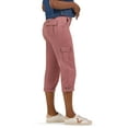 thumbnail image 3 of Women's Lee® Flex-To-Go Cargo Capri Pants Color: Henna Size: 12, 3 of 8