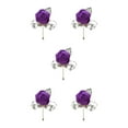 thumbnail image 1 of Youkk Cloth Chic And Stylish Brooch Pin Fashion Statement With Exquisite Piece Modern Minimalist Corsage red purple 5Set, 1 of 6