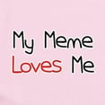 thumbnail image 2 of CafePress - My Meme Loves Me Infant Bodysuit - Baby Light Bodysuit, Size Newborn - 24 Months, 2 of 4