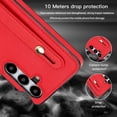 thumbnail image 3 of Dteck Crossbody Case for Samsung Galaxy S25 with Card Slot Holder for Women, Adjustable Shoulder Strap Lanyard with Wristband Kickstand Phone Cover Case for Samsung S25,Black, 3 of 8
