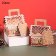 thumbnail image 3 of Caja de embalaje de dulces de 20 piezas, cajas de dulces, bolsas creativas de regalo de Navidad, bolsa de recuerdo de fiesta para cumpleaños, aniversa, 3 of 9