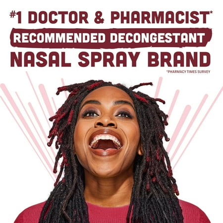 (2 pack) Afrin Original 12 Hour Nasal Congestion Relief Spray - 30 ml