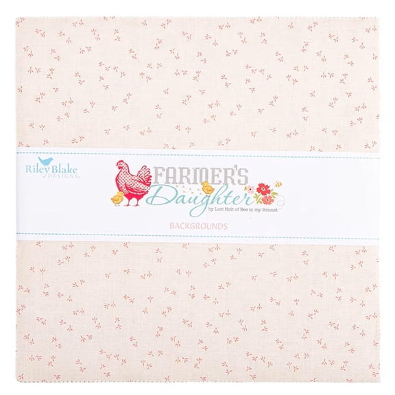 Riley Blake - Farmer's Daughter Backgrounds 10" Stacker by Lori Holt 42 pcs