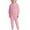 Pink, variant on XIMIN Teen Girls 2 Piece Outfits Bow Print Cute Sweatsuit Hooded Long Sleeve Sweatshirt Joggers Sweatpants Activewear Pullover Trousers Trendy Set