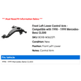 thumbnail image 2 of Front Left Lower Control Arm - Compatible with 1998 - 1999 Mercedes-Benz CL500, 2 of 2