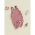 thumbnail image 3 of Bagilaanoe Newborn Baby Girls Boys One-pieces Corduroy Sleeveless Jumpsuit 3M 6M 9M 12M 18M 24M Infant Romper Casual Clothing, 3 of 7