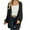 Black, variant on Long Sleeve Women Solid Color Open Front Chunky Knit Sweater Cardigan