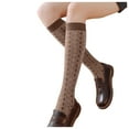 thumbnail image 3 of LYXSSBYX Fuzzy Socks for Women Hot Sale Clearance Women Fashion Plaid Ladies Cotton Middle Tube Socks Stockings Calf socks, 3 of 3