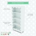 thumbnail image 4 of House of Happy Wiggle Bookshelf, White, 4 of 7
