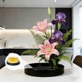 thumbnail image 7 of Flower Arrangement Vase Set, Ikebana Bowl with Pin Frog Holder Stable Floral Display Decor, for Home Table Studio, 7 of 7