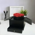 thumbnail image 6 of Sharprepublic Empty Packaging Gift Box Flower Fillable Box 25x23.5x15.5cm Reusable Multipurpose Decoration for Valentine's Day Accessories Black, 6 of 8