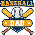 thumbnail image 3 of CafePress - Baseball Dad T Shirt - Men's Classic Cotton T-Shirts, 3 of 3