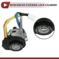 thumbnail image 4 of Cilindro de cerradura de encendido Unique Bargains para Kia Optima 16-20 Cilindro de cerradura de interruptor de encendido, 4 of 7