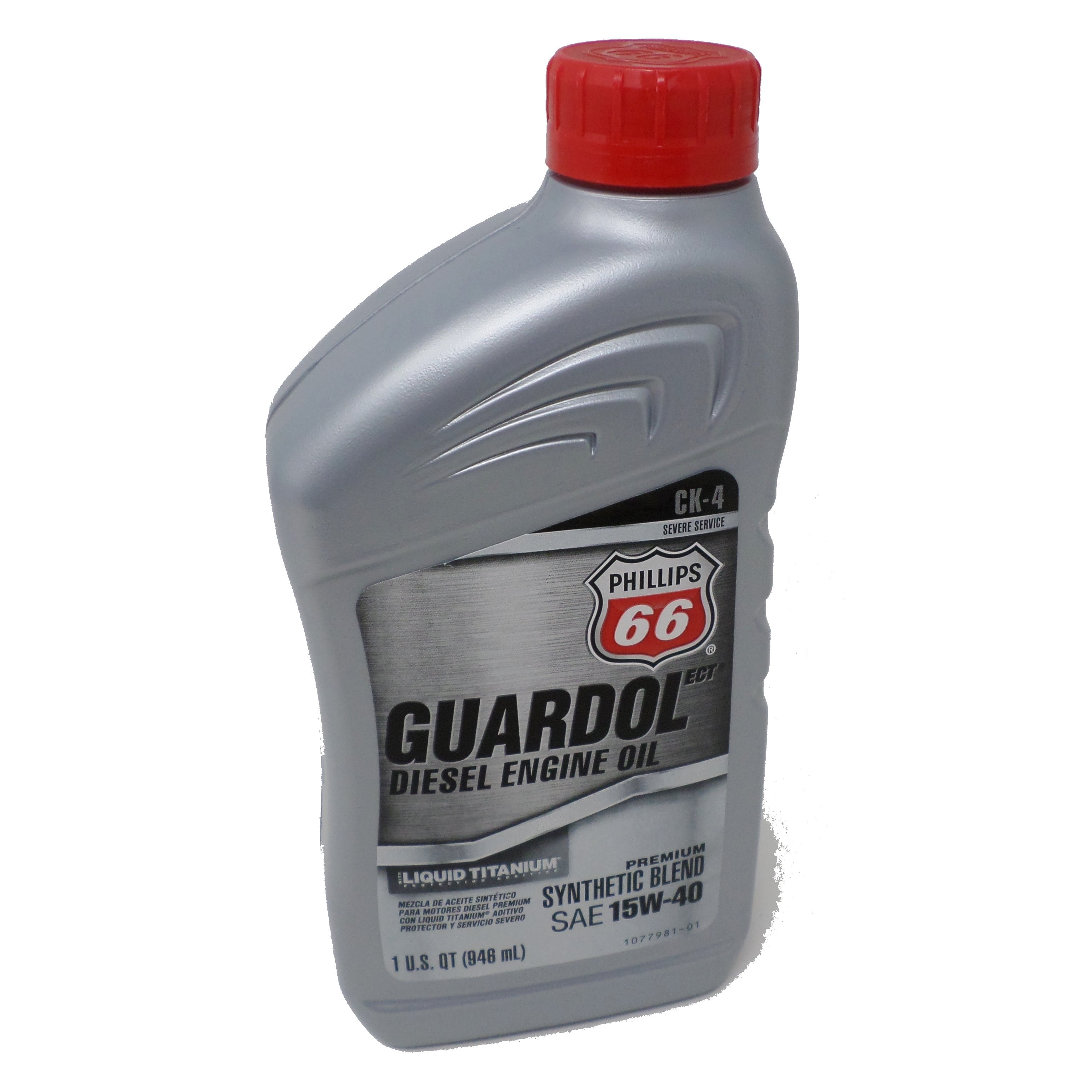 Phillips 66 15W40 Guardol Diesel Oil Quart 1077867