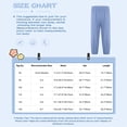 thumbnail image 6 of Haitryli Baby Boys Girls Solid Harem Pants Elastic Bloomer Sweatpants Casual Jogger Bottoms Blue 5-6, 6 of 6