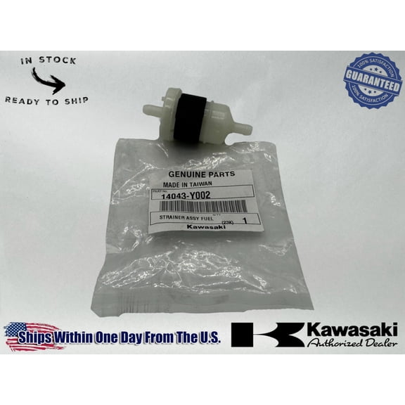 Kawasaki Genuine OEM Authentic Fuel Filter 14043-Y002