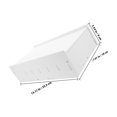 thumbnail image 2 of SHOWERORO 1Set White Rectangular Cash Insert Tray for Locking Cash Box Cash Management, 2 of 8