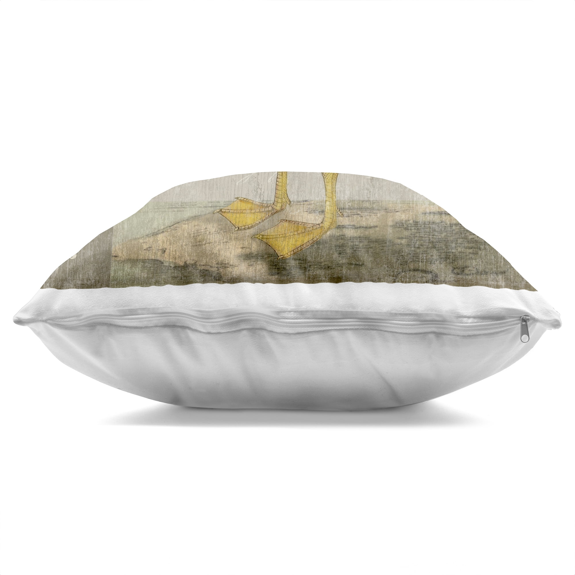 Stupell Industries Little Maritime Seagull Decorative Printed Throw Pillow, design by Suzanne Nicoll, 18 x 7 x 18