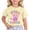 X96 Beige, variant on Sjldqy T Shirts For Girls 5Th Birthday Shirt Graphic Tees Short Sleeve Crew Neck Cute Casual Summer Everyday Wear Kids Clothes Size 1-2 Years Beige