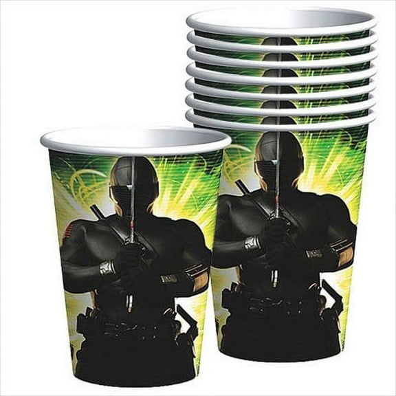 G.I. Joe 'Rise of Cobra' 9oz Paper Cups (8ct)