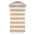 thumbnail image 5 of FRSASU Striped Tank Top Sleeveless Shirt Purple Cotton Original T Shirt Khaki, 5 of 5