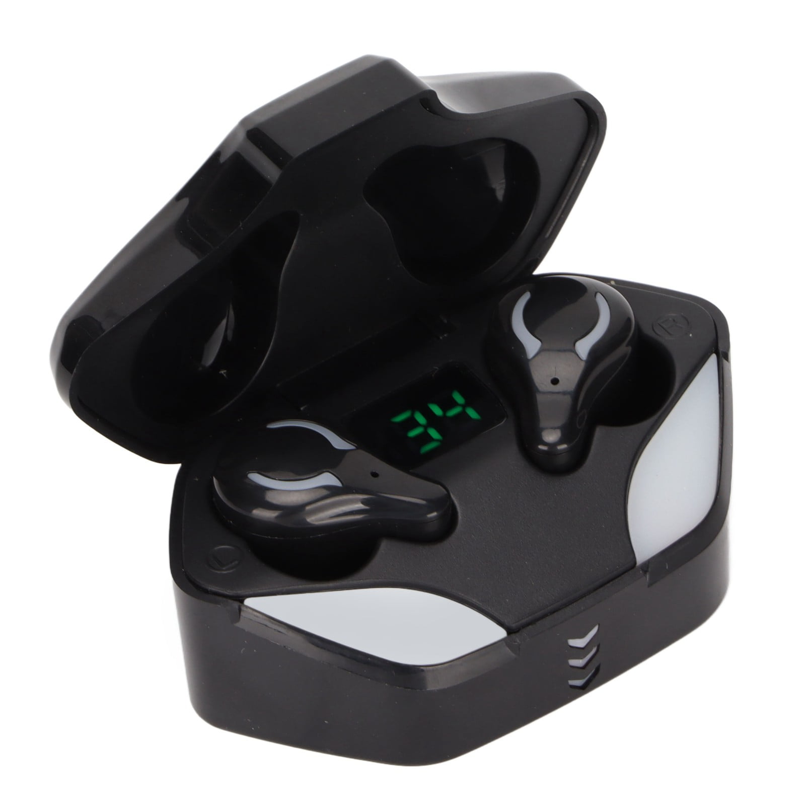 X1 Wireless Earbuds IPX7 Waterproof Bluetooth 5.1 Headphones with Charging Case for Sports Fitness Travel Black