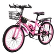 thumbnail image 3 of HONITANO Bicicleta de Montaña para Niños de 20 Pulgadas con Cambios y Frenos de Disco en Color Rosa, 3 of 9