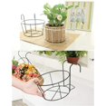 thumbnail image 5 of Vertical Hanging Planter Hanger Over Railing and Fence Flower Pot Holder Wall-Mounted Potted Plants Rack for Garden Balcony, 5 of 5