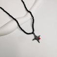 thumbnail image 6 of Osdhezcn Stylish Dark Themed Necklace Trendy Black Crystal Necklace Highlighting Heart and Butterfly Charm for Women, 6 of 18