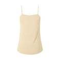 thumbnail image 4 of Women's Silk Strap Tank Top Sexy Satin Non Soft Tank Top, 4 of 5