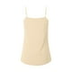 thumbnail image 4 of Camiseta sin mangas de satén con tirantes de seda para mujer - Camisola suave antideslizante - Escote en V y aberturas laterales - Tallas S-XXXL, 4 of 5