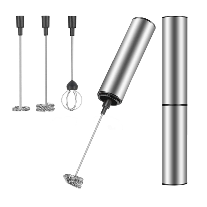 Milk Frother Handheld Coffee Frother Electric Whisk, USB Rechargeable