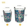 thumbnail image 5 of Balery Colorful Flowers Round Laundry Basket with Handles Waterproof Freestanding Laundry Hamper for Clothes Toys in the Dorm and Family-, 5 of 8