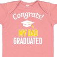 thumbnail image 3 of Inktastic Congrats! My Dad Graduated with Cap Boys or Girls Baby Bodysuit, 3 of 4