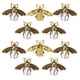 thumbnail image 4 of Pins De Broche De Dhinestone 10pcs Formas De Abeja Miel Pulnos De Perlas Decorativas Multipropósito Para Ropa Bolsos Accesorios Para El Cabello Decoración, 4 of 7