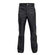 MFP Main Force Patrol Mel Gibson Mad Max Motorcycle Biker Black Leather Jeans Pants for Mens