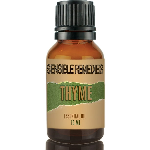 Sensible Remedies Thyme 100 Therapeutic Grade Essential Oil, 15 mL (0.