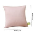 thumbnail image 3 of HomeDm Outdoor Throw Pillow Decorative Farmhouse Solid Cushion Cases for Bed Sofa Couch Car Living Room 17.7x17.7 Inch, 3 of 9