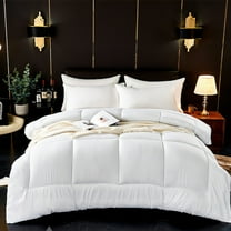VOAVEKE Soft Bed Comforter, Full Size Quilt, Bed Quilt Large - Quilted All Season Down Quilt With White Lightweight Quilt Angled Label - Machine Washable