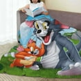 thumbnail image 5 of Tom And Jerry Fleece Blanket Super Soft Cozy Warm Flannel Fleece Throw Blanket For Couch Bed Sofa Throw 50"X40", 5 of 8
