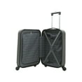 Travelers Club 20" Spinner Rolling Carryon Black