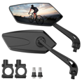 thumbnail image 1 of Bike Mirror 2 Pack, Bike Mirrors Handlebar Rearview Mirror, 360° Rotatable Bike Rear View Mirror, Safe Wide Angle Hd, 1 of 6
