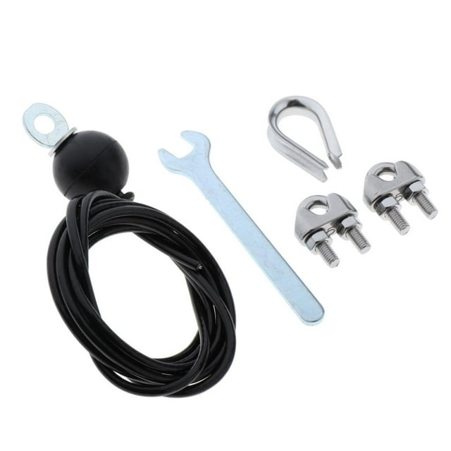 Câble en Acier Robuste 6mm Dia. pour Équipement de Gym, Câble de Poulie, Remplacement de Câbles à Rouleaux pour Triceps - Réglable 2M, 2M 2.5M